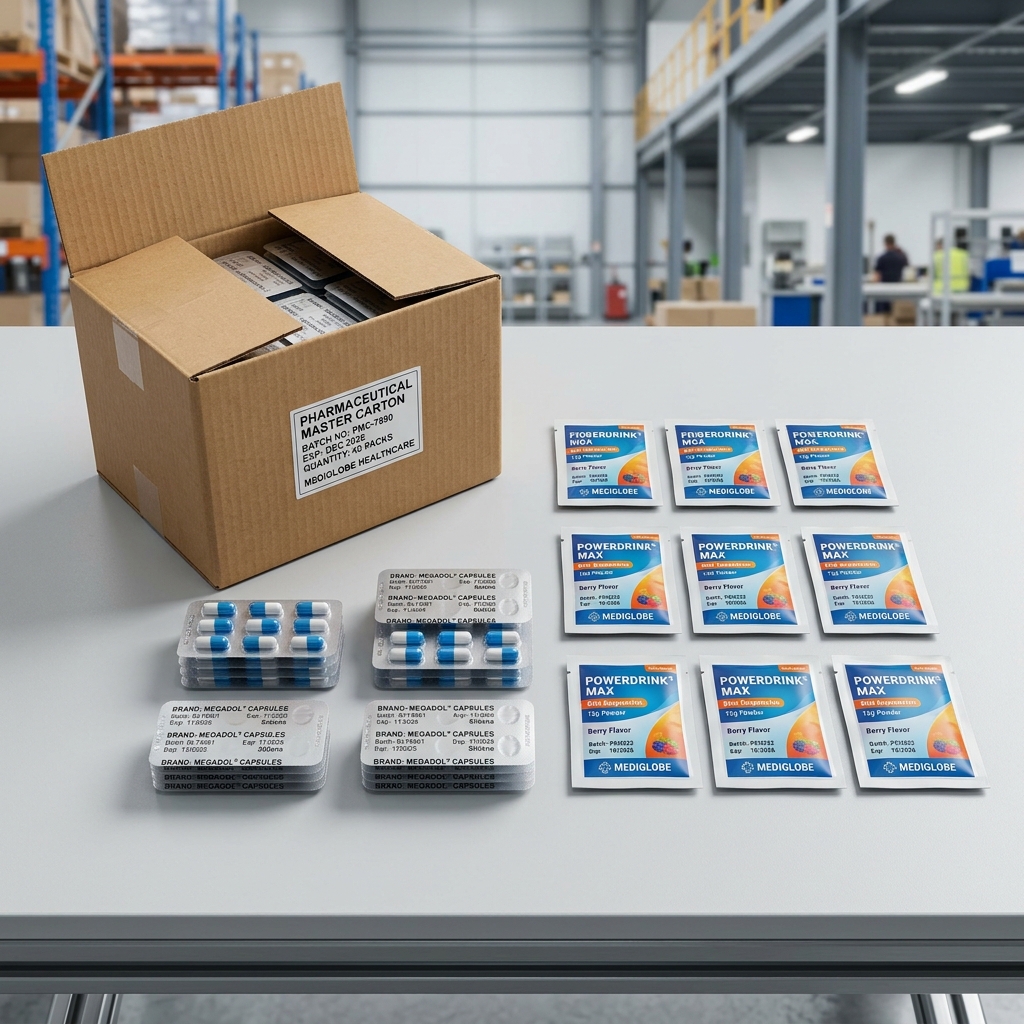 Master Carton, Blister Foils & Sachet